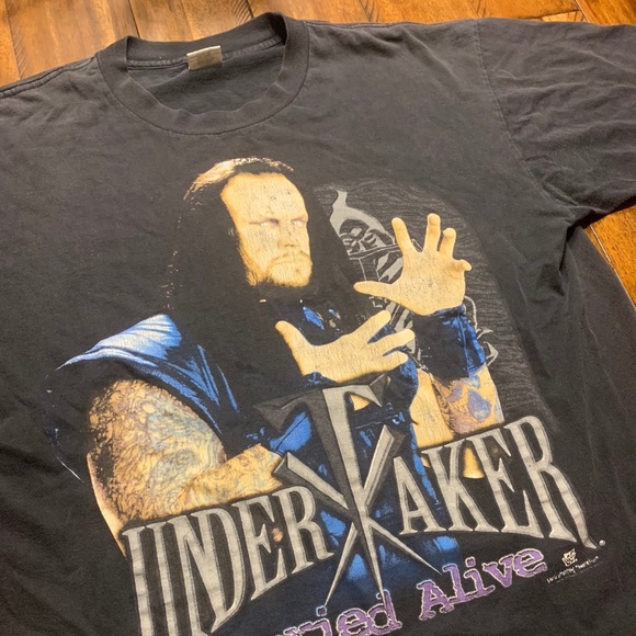 Vtg Wwf Undertaker Wcw Shirt Stone Cold 